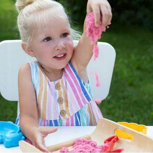 ZESTAW PIASEK KINETYCZNY 2kg + BASEN PIASKOWNICA FOREMKI SZPATUŁKI WALIZKA na Arena.pl