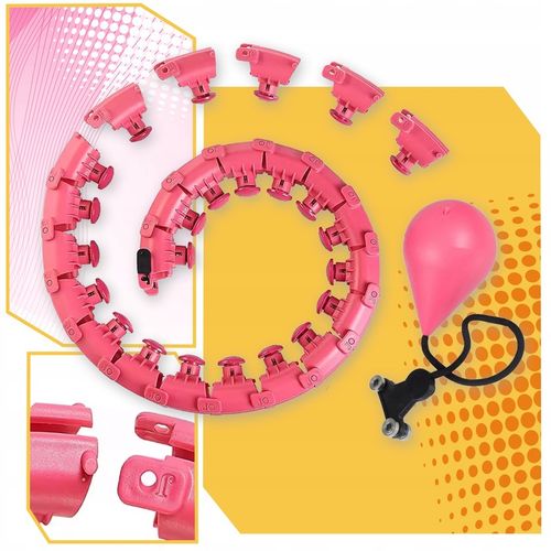 HULA HOP Z OBCIĄŻENIEM Odchudzające Obciążnikiem Smart z Wypustkami HULAHOP na Arena.pl