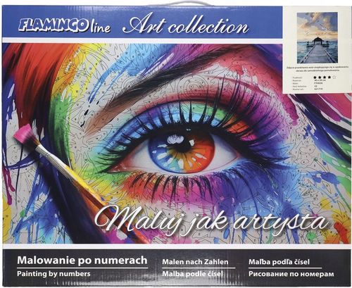 malowanie po nr.40x50 wyspa 5698 na Arena.pl