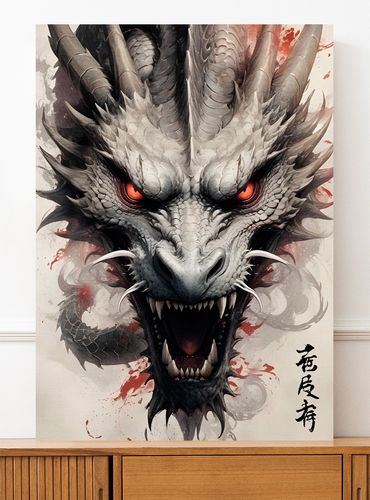 Plakat smok dragon 40x50 cm na Arena.pl