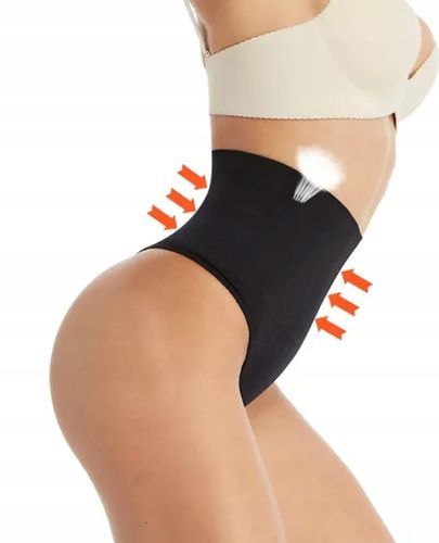 Stringi Wyszczuplające Brzuch Majtki Modelujące Bielizna Damska Korygująca na Arena.pl