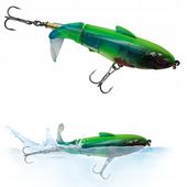 WOBLER na Szczupaka obrotowy ogon 9 cm 17 g oko 3D