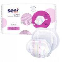 SENI SAN PLUS EXTRA PIELUCHY ANATOMICZNE 30 SZT DLA DOROSŁYCH