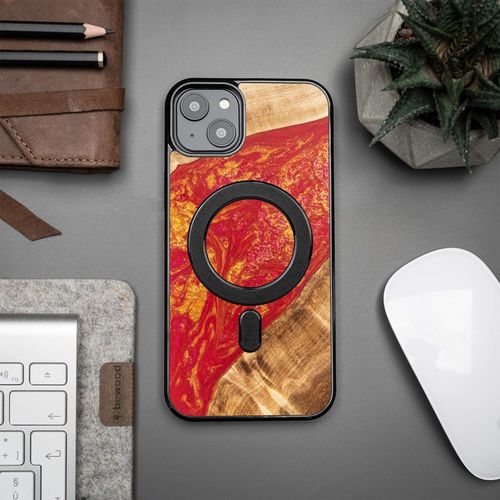 etui bewood unique do iphone 15 plus - neons - paris z magsafe na Arena.pl