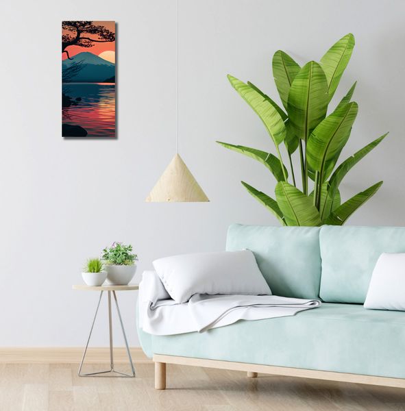 Obraz 20x50cm Góra Wieczorem zdjęcie 2