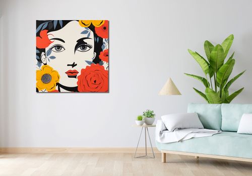 Obraz 90x90cm Kwiatowa Aura na Arena.pl