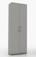 Regał  szafa biurowa G 60 2d Szary 60 cm