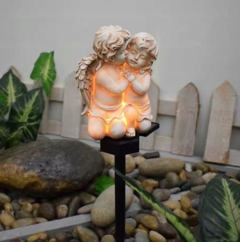 ANIOŁ SOLARNY LAMPKA LED NA WSZYSTKICH ŚWIĘTYCH NA CMENTARZ GRÓB na Arena.pl