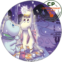 Opłatek waflowy na tort - Muminki