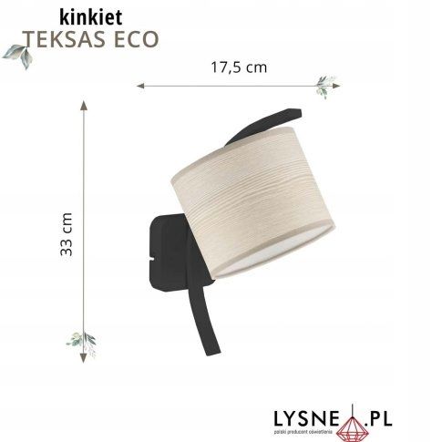 Lampa ścienna TEKSAS ECO na Arena.pl