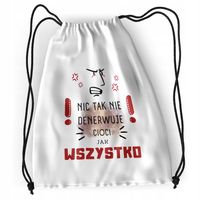 Plecak Dla Bratanka Cioci Szkolny Worek Torba Z Nadrukiem Ze Zdjęciem