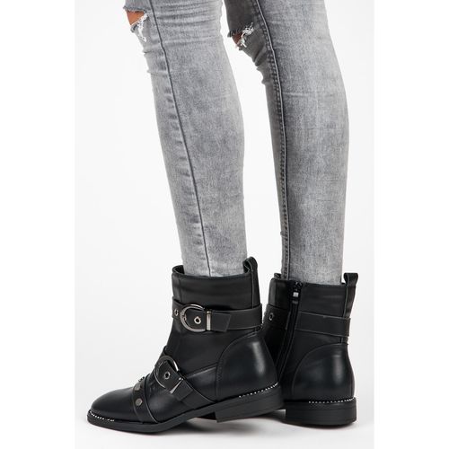 Modne Czarne Botki r.40 na Arena.pl