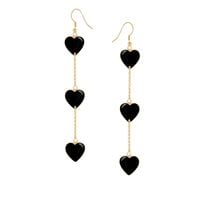 długie kolczyki z serduszkami (p23/lat/126/1au)