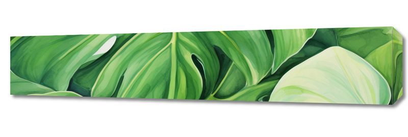 Obraz 100x20cm Tajemnice Liści zdjęcie 1