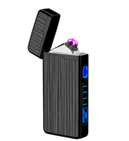 Zapalniczka plazmowa chrom LCD LED srebrny czarny niebieski czerwony złoty