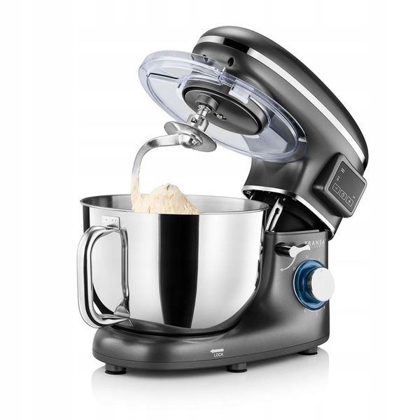 Robot planetarny z podgrzewaną misą Kuchenny Srebrny MISA 6L DUŻA MOC 3000W zdjęcie 14