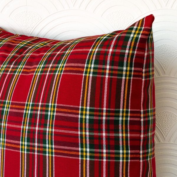 Poszewka Świąteczna Poduszka z Czerwonej Kraty 50x50 zdjęcie 6