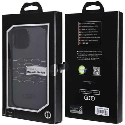 Etui Audi do iPhone 15, iPhone 14, iPhone 13, Czarny, MagSafe na Arena.pl