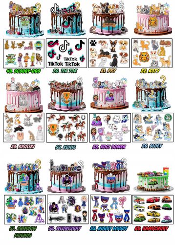 OPŁATEK ZESTAW URODZINY JEDNOROŻEC UNICORN + IMIĘ na Arena.pl