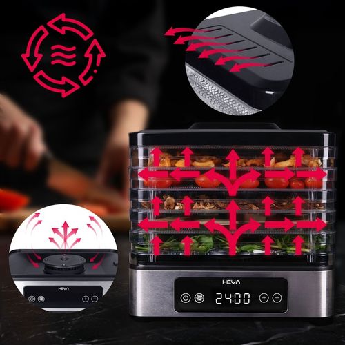 Suszarka do grzybów owoców ATEST PZH stalowe sita HEVA duża aż na Arena.pl