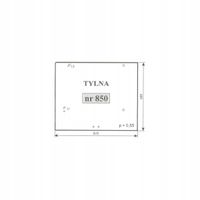 szyba tylna Renault 461S, 521S, 551-4S, 551S, 681-4S, 681S, 751S, 751-4S