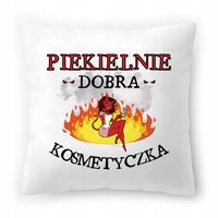Poduszka Dla Kosmetyczki Na Urodziny Prezent Z Nadrukiem Ze Zdjęciem