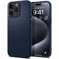 Etui plecki Spigen Liquid Air Granatowe do Apple iPhone 16 Pro