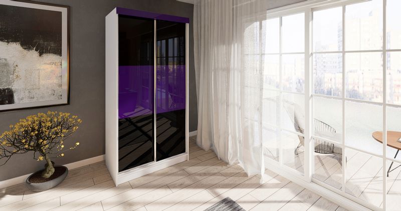 Szafa Dwudrzwiowa PARIS 100 cm zdjęcie 2