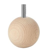 Kula noga drewniana meblowa ∅ 100 mm - WY01025