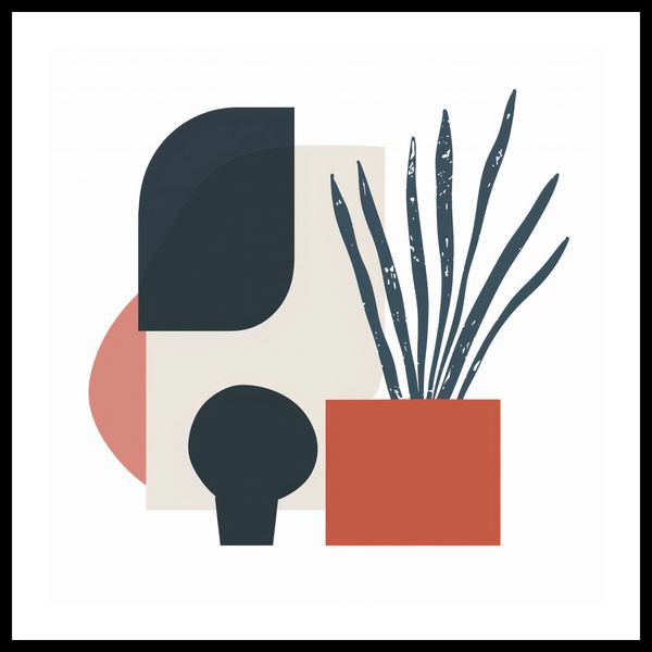 Plakat 70x70cm Zamknięte Myśli zdjęcie 3