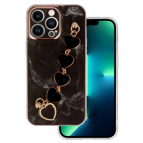 Trend Case do Iphone 13 Pro wzór 6 czarny zdjęcie 1