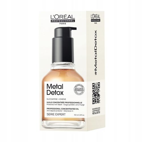 Loreal METAL DETOX Oil Serum Olejek odżywczy wygładzający z glikoaminą 50ml na Arena.pl
