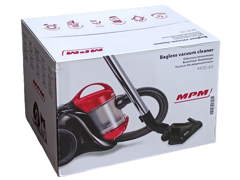 Odkurzacz bezworkowy MPM MOD-60 - 700W zdjęcie 2