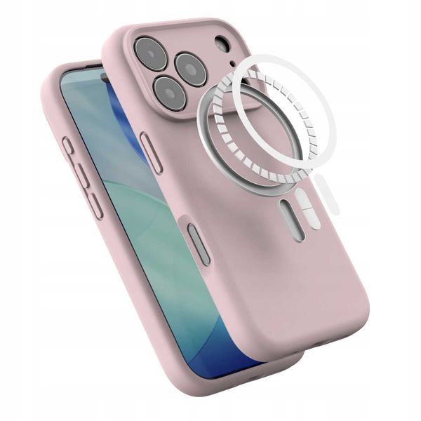 Spacecase Silicone Mag Iphone 17 Pro Baby Pink zdjęcie 3