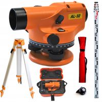 ZESTAW NIWELACYJNY NIWELATOR OPTYCZNY 32x AL-32 PEŁNY z kalibracją