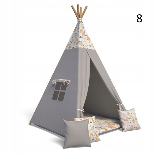 Namiot TiPi Wigwam + 3 szt poduszka + mata na Arena.pl