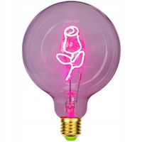 ŻARÓWKA OZDOBNA XXL Róża PREZENT E27 Walentynki ŚWIĘTA Urodziny