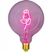 ŻARÓWKA OZDOBNA XXL Róża PREZENT E27 Walentynki ŚWIĘTA Urodziny