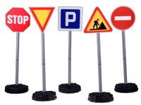 DLA DZIECI  ZABAWNY ZESTAW NAUKI ZNAKÓW DROGOWYCH