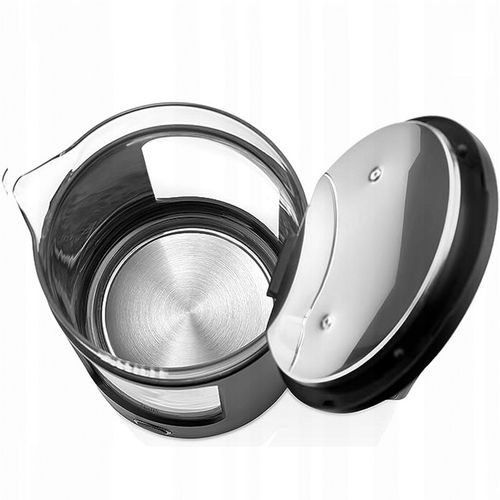 CZAJNIK ELEKTRYCZNY SZKŁO CZARNY 1,5L 1650W na Arena.pl