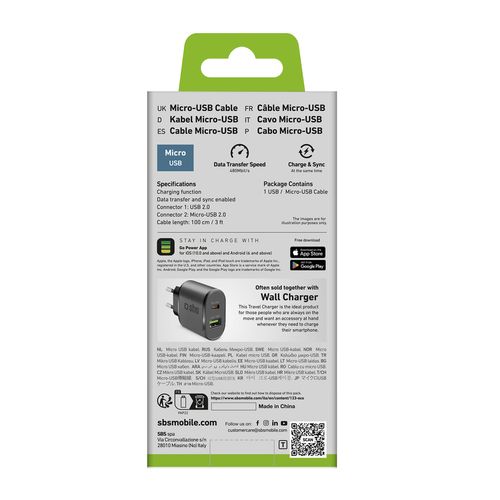 kabel przewód usb-a - micro-usb 1m - czarny na Arena.pl