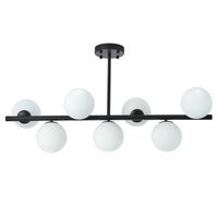 Molekułowa lampa sufitowa Bolti PLC0104-BK Yaskr szklane kule biała czarna