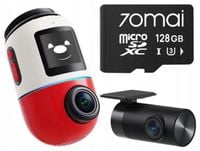 Wideorejestrator 70MAI X800 4K Omni Set + kamera tylna RC14 + karta 128GB