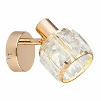 DUBAI KINKIET ZŁOTY KLOSZ KRYSZTAŁ 91-23476