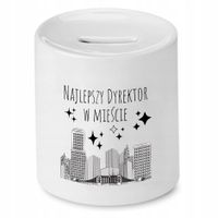 Skarbonka Prezent Dla Dyrektora Najlepszy W Z Nadrukiem Ze Zdjęciem