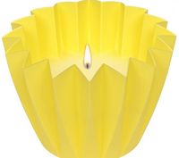 świeca lampion ogrodowy aromat żółta