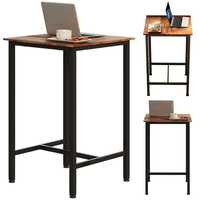 STÓŁ BAROWY KUCHENNY KWADRATOWY DO KUCHNI SALONU KAWOWY VINTAGE LOFT 90 CM