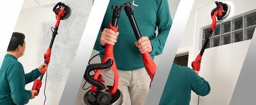 SZLIFIERKA DO GIPSU ŻYRAFA GŁADZI TYNKÓW LED Z ODSYSEM PAPIER WALIZKA na Arena.pl