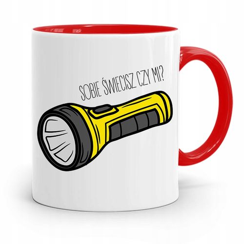 Kubek Czerwony Dla Taty Ojca Sobie Świecisz Czy Mi Z Nadrukiem Ze Zdjęciem na Arena.pl