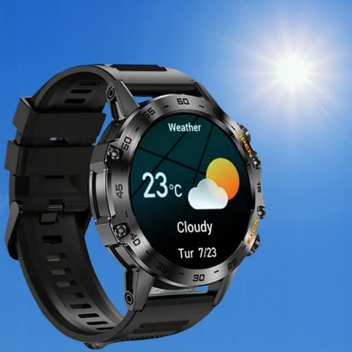 ZEGAREK SMARTWATCH MĘSKI 360x360 ROZMOWY MENU PL na Arena.pl